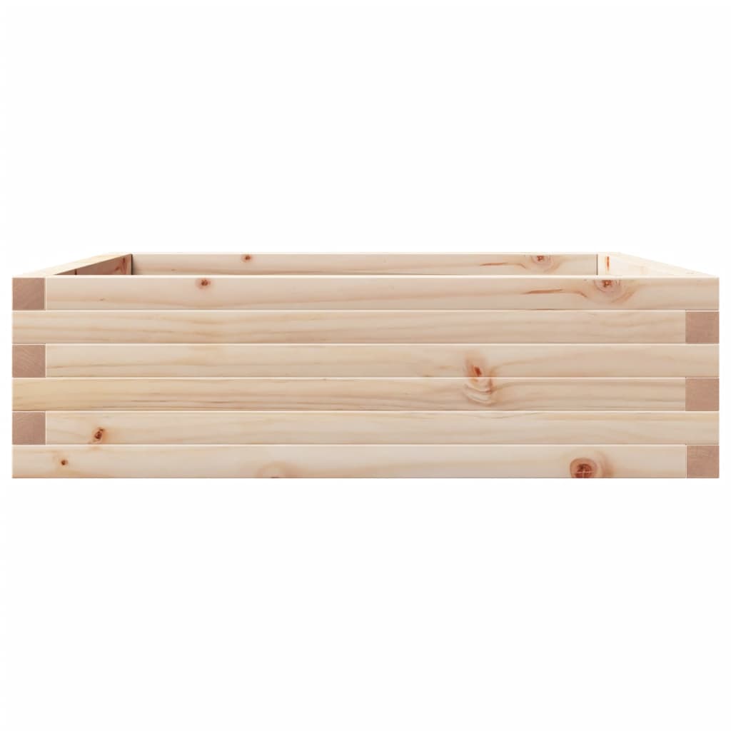 Sodo lovelis, 80x80x23cm, pušies medienos masyvas Sodo lovelis, 80x80x23cm, pušies medienos masyvas - Image 6