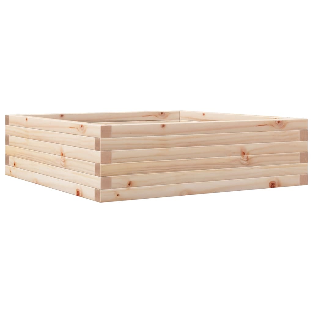 Sodo lovelis, 80x80x23cm, pušies medienos masyvas Sodo lovelis, 80x80x23cm, pušies medienos masyvas - Image 7