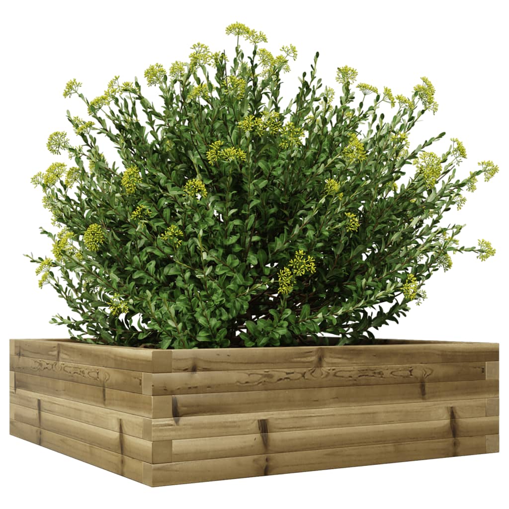 Sodo lovelis, 80x80x23cm, impregnuota pušies mediena Sodo lovelis, 80x80x23cm, impregnuota pušies mediena - Image 4
