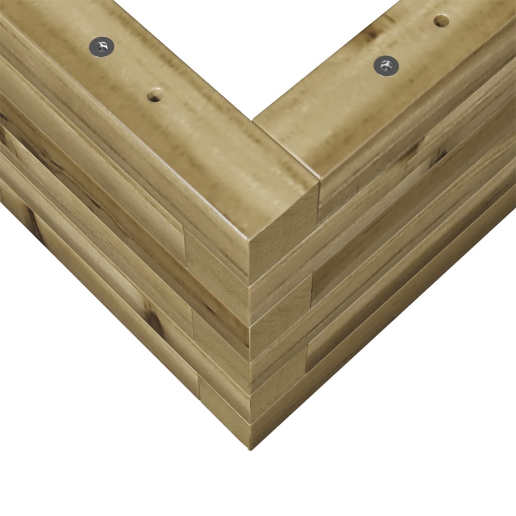 Sodo lovelis, 90x60x23cm, impregnuota pušies mediena Sodo lovelis, 90x60x23cm, impregnuota pušies mediena - Image 8