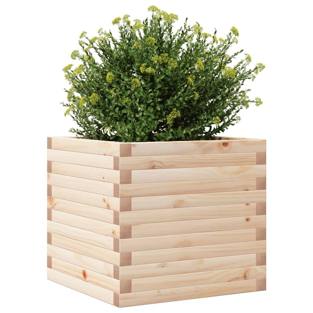 Sodo lovelis, 50x50x45,5cm, pušies medienos masyvas Sodo lovelis, 50x50x45,5cm, pušies medienos masyvas - Image 4