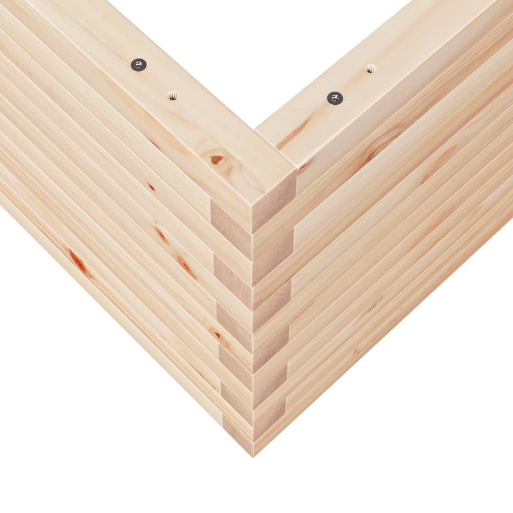 Sodo lovelis, 50x50x45,5cm, pušies medienos masyvas Sodo lovelis, 50x50x45,5cm, pušies medienos masyvas - Image 8