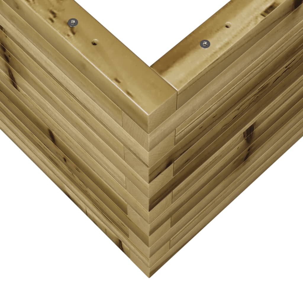 Sodo lovelis, 70x70x45,5cm, impregnuota pušies mediena Sodo lovelis, 70x70x45,5cm, impregnuota pušies mediena - Image 8