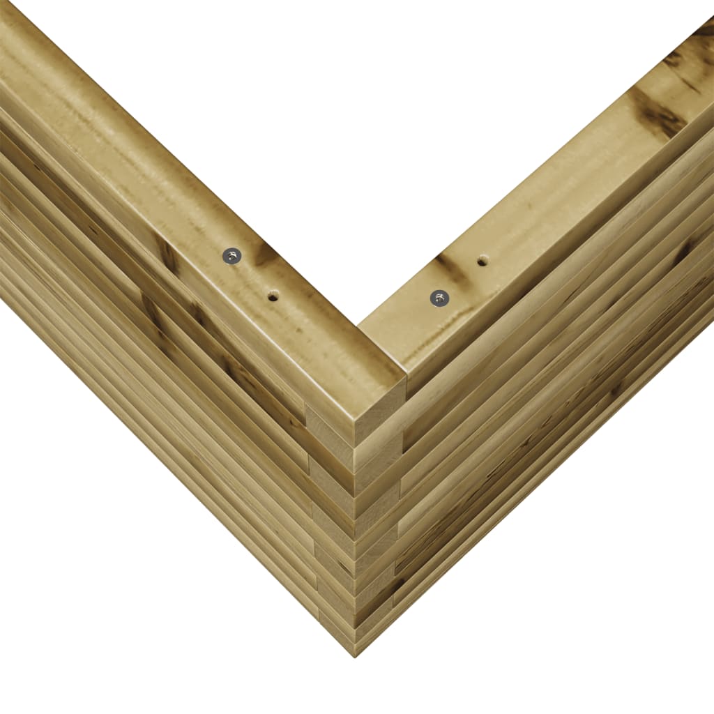 Sodo lovelis, 80x80x45,5cm, impregnuota pušies mediena Sodo lovelis, 80x80x45,5cm, impregnuota pušies mediena - Image 8