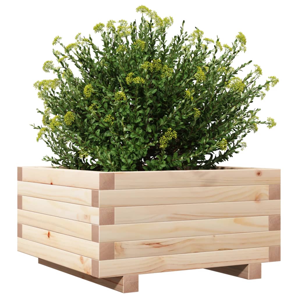 Sodo lovelis, 50x50x26,5cm, pušies medienos masyvas Sodo lovelis, 50x50x26,5cm, pušies medienos masyvas - Image 4