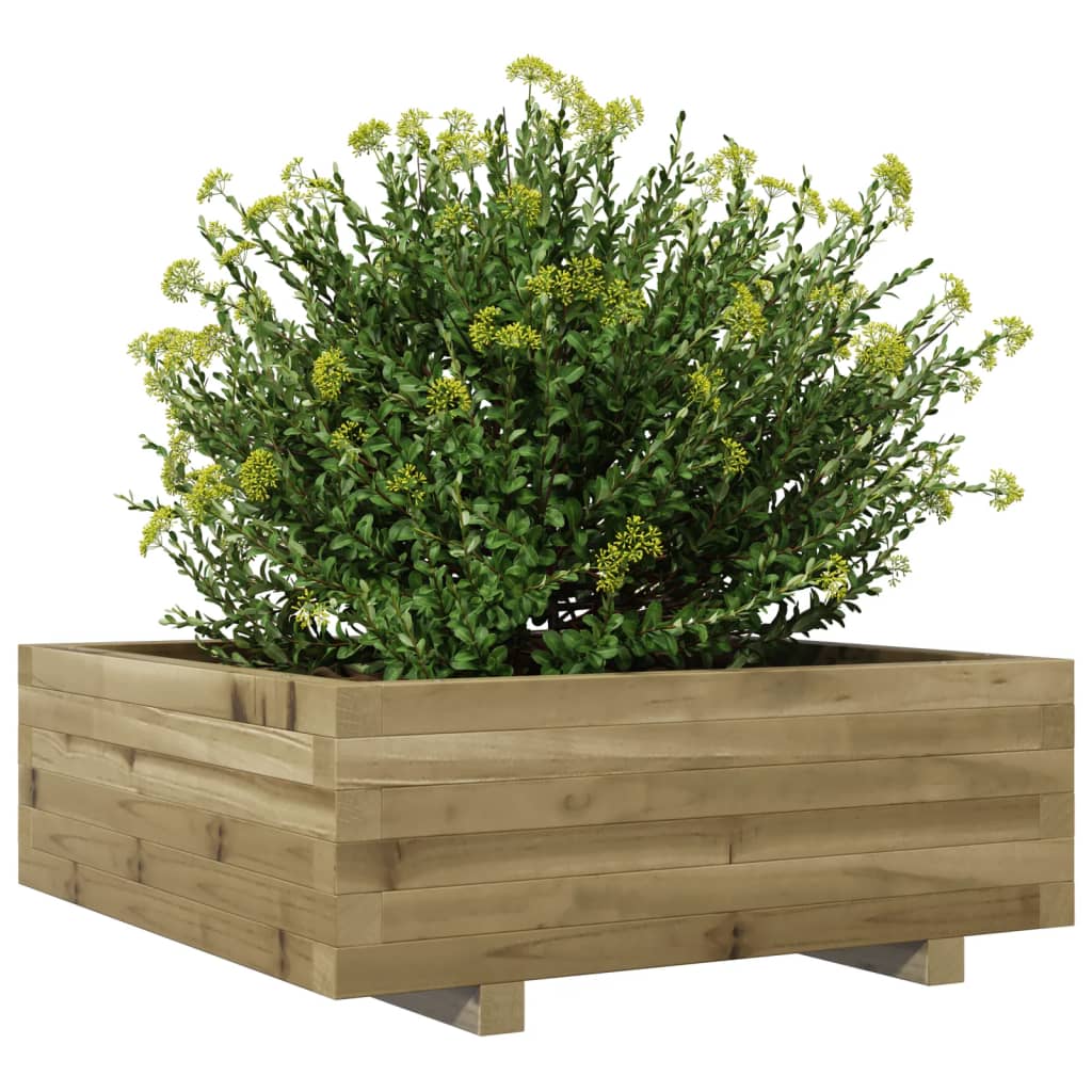 Sodo lovelis, 70x70x26,5cm, impregnuota pušies mediena Sodo lovelis, 70x70x26,5cm, impregnuota pušies mediena - Image 4