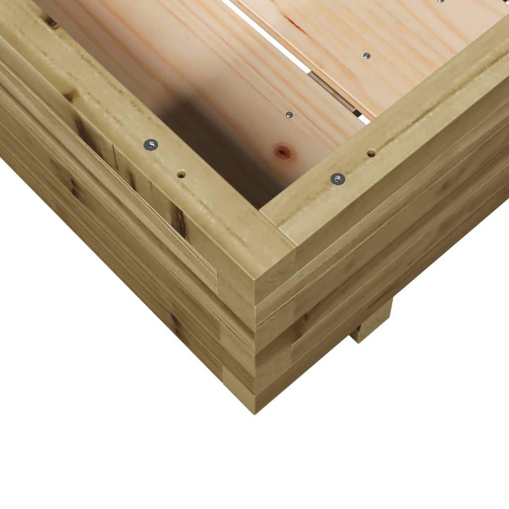 Sodo lovelis, 90x90x26,5cm, impregnuota pušies mediena Sodo lovelis, 90x90x26,5cm, impregnuota pušies mediena - Image 8