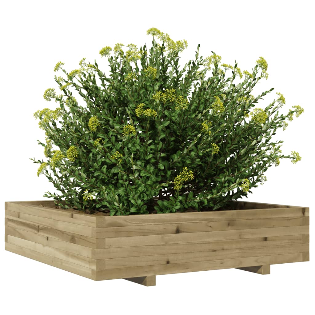 Sodo lovelis, 100x100x26,5cm, impregnuota pušies mediena Sodo lovelis, 100x100x26,5cm, impregnuota pušies mediena - Image 4