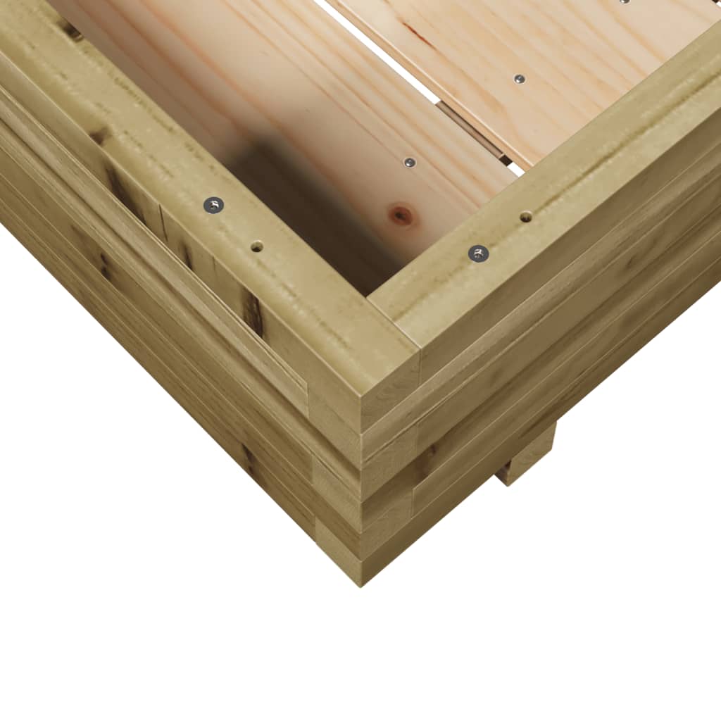 Sodo lovelis, 100x100x26,5cm, impregnuota pušies mediena Sodo lovelis, 100x100x26,5cm, impregnuota pušies mediena - Image 8