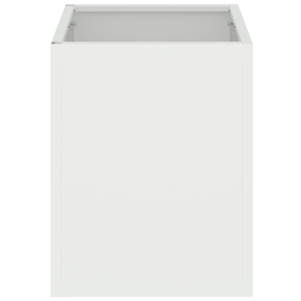 Sodo vazonas Balta 32 x 32 x 40 cm Šaltai valcuotas plienas Sodo vazonas Balta 32 x 32 x 40 cm Šaltai valcuotas plienas - Image 7