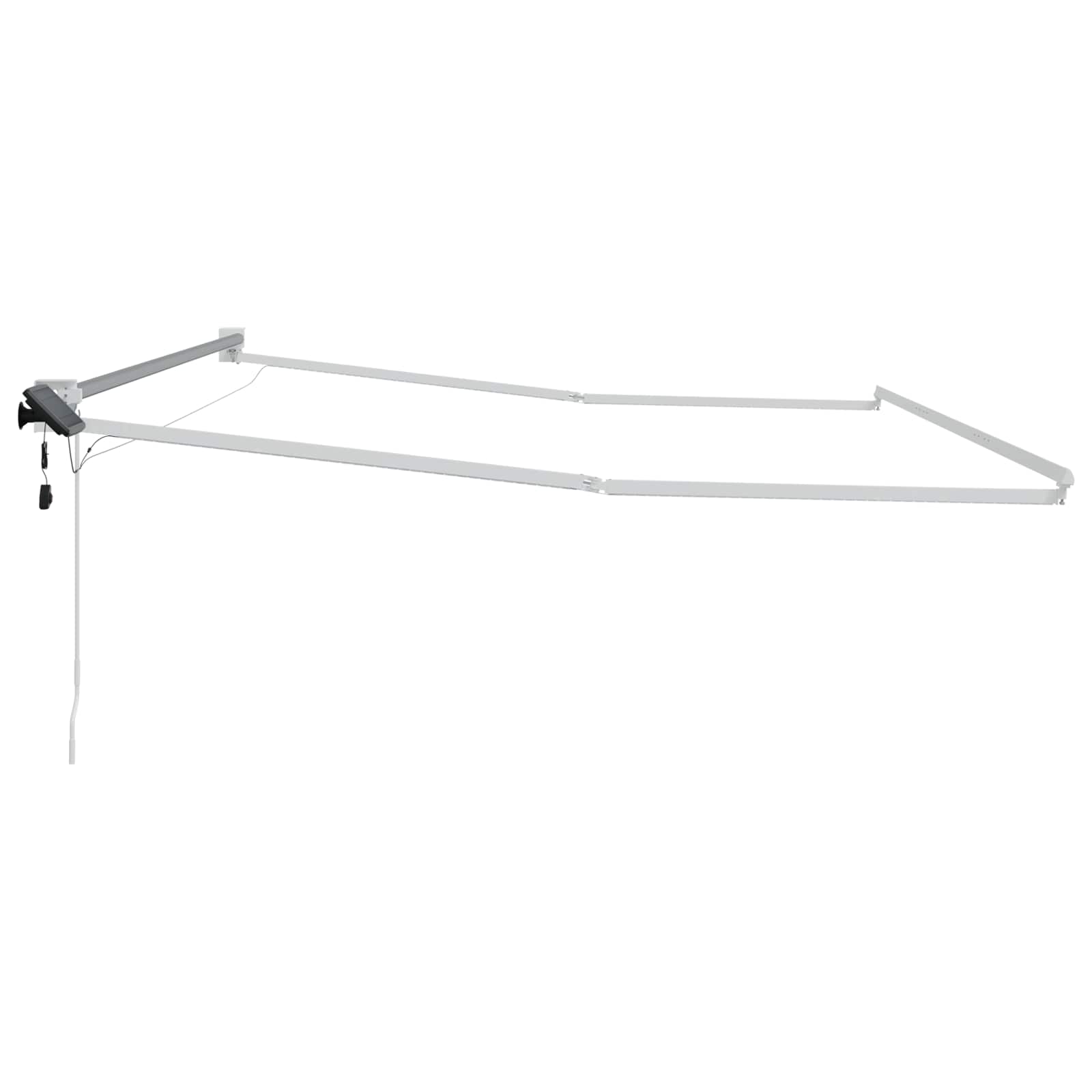 Elektrinė ištraukiama markizės sistema Baltas 4 x 2 m Aliuminis Elektrinė ištraukiama markizės sistema Baltas 4 x 2 m Aliuminis - Image 7