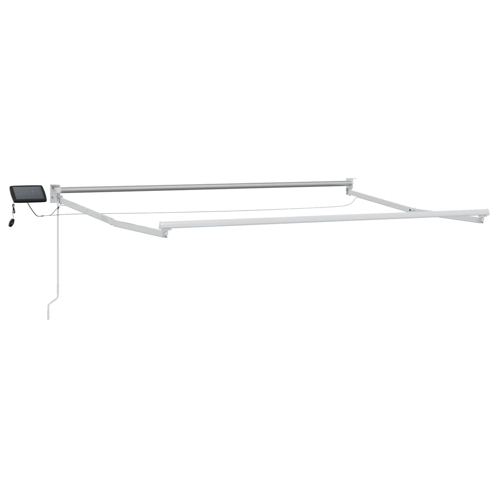Elektrinė ištraukiama markizės sistema Baltas 3 x 2,5 m Elektrinė ištraukiama markizės sistema Baltas 3 x 2,5 m - Image 3