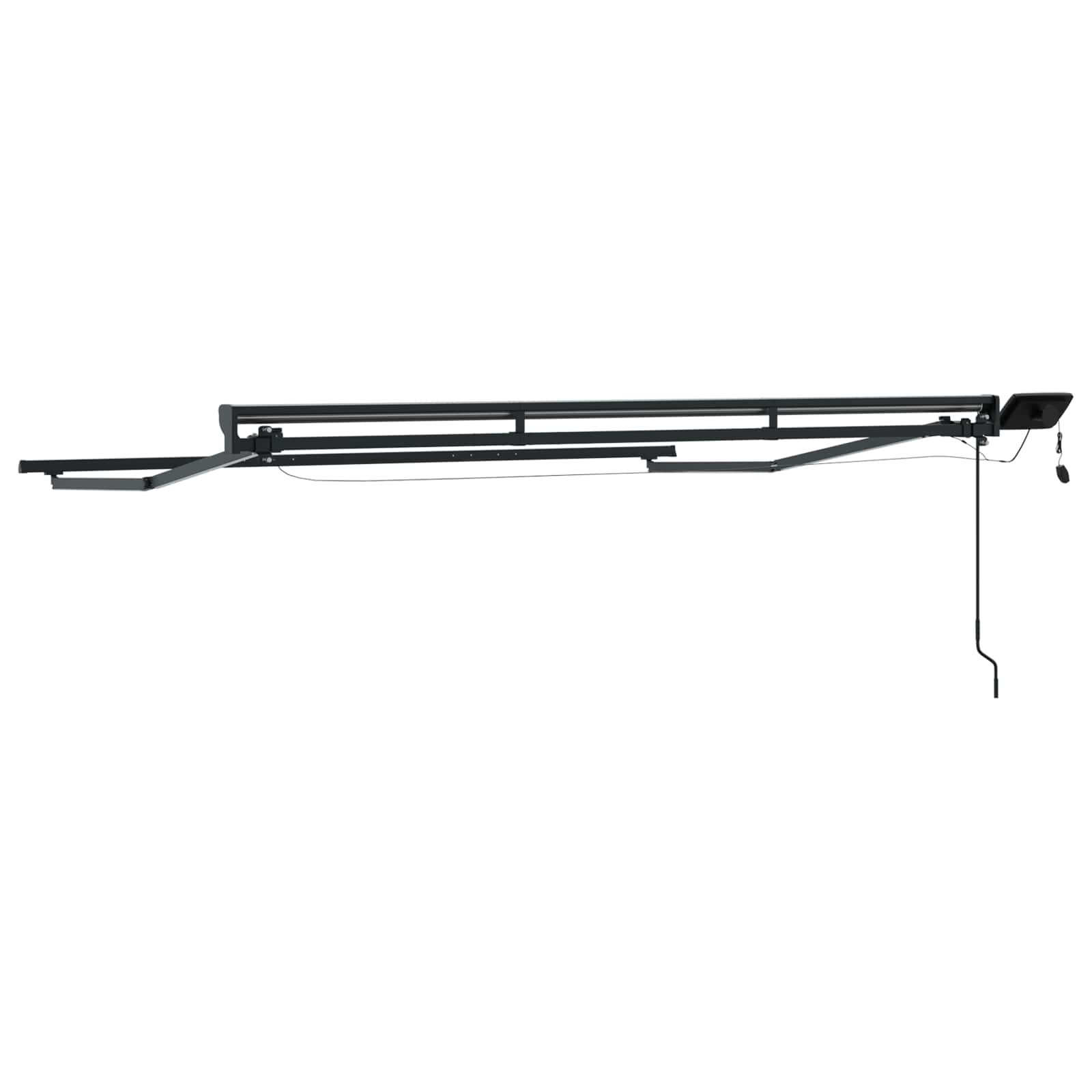 Rankinis markizės rėmas su LED Antracitas 3,5 x 2 m Aliuminis Rankinis markizės rėmas su LED Antracitas 3,5 x 2 m Aliuminis - Image 8