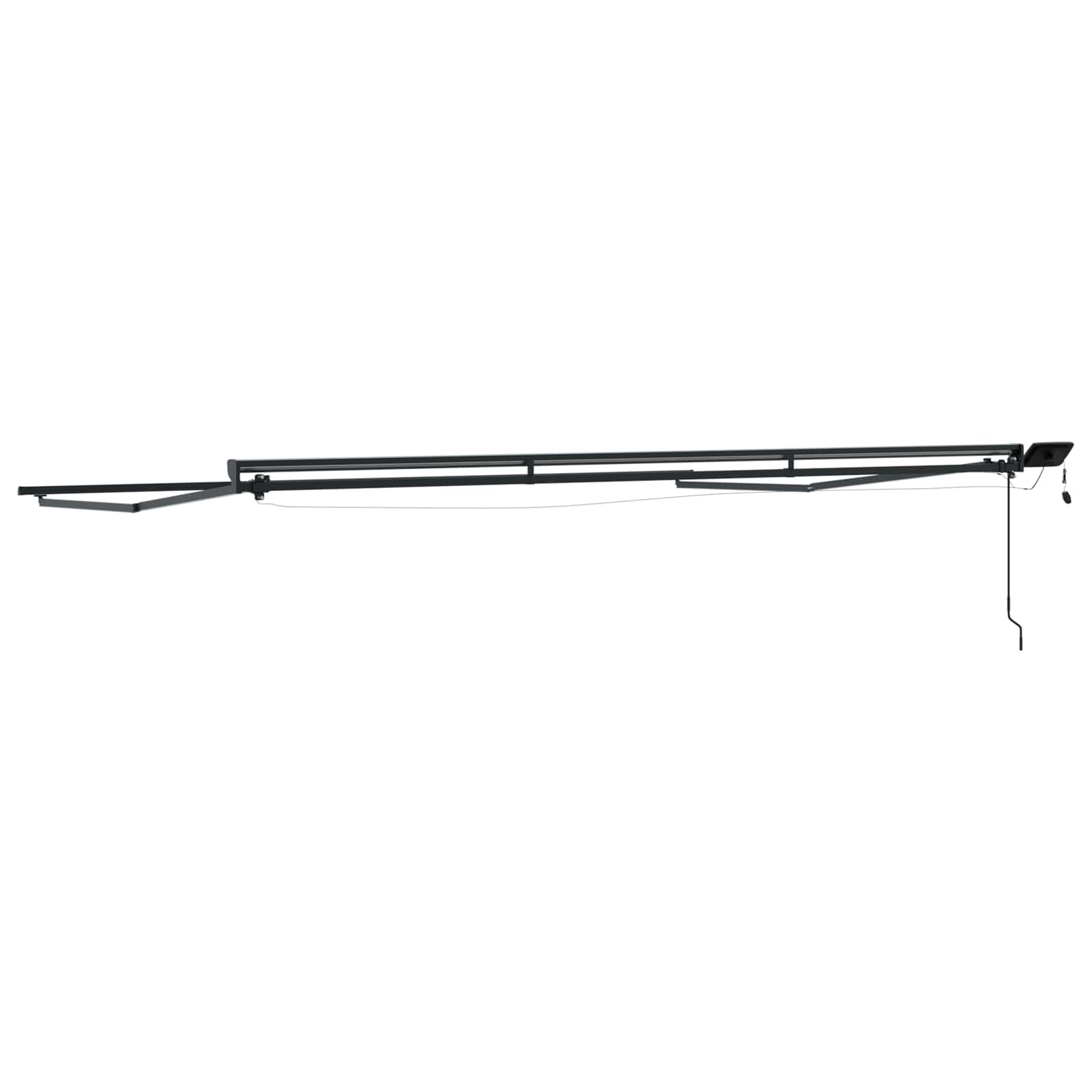 Rankinis markizės rėmas su LED Antracitas 4,5 × 3,5 m Aliuminis Rankinis markizės rėmas su LED Antracitas 4,5 × 3,5 m Aliuminis - Image 8