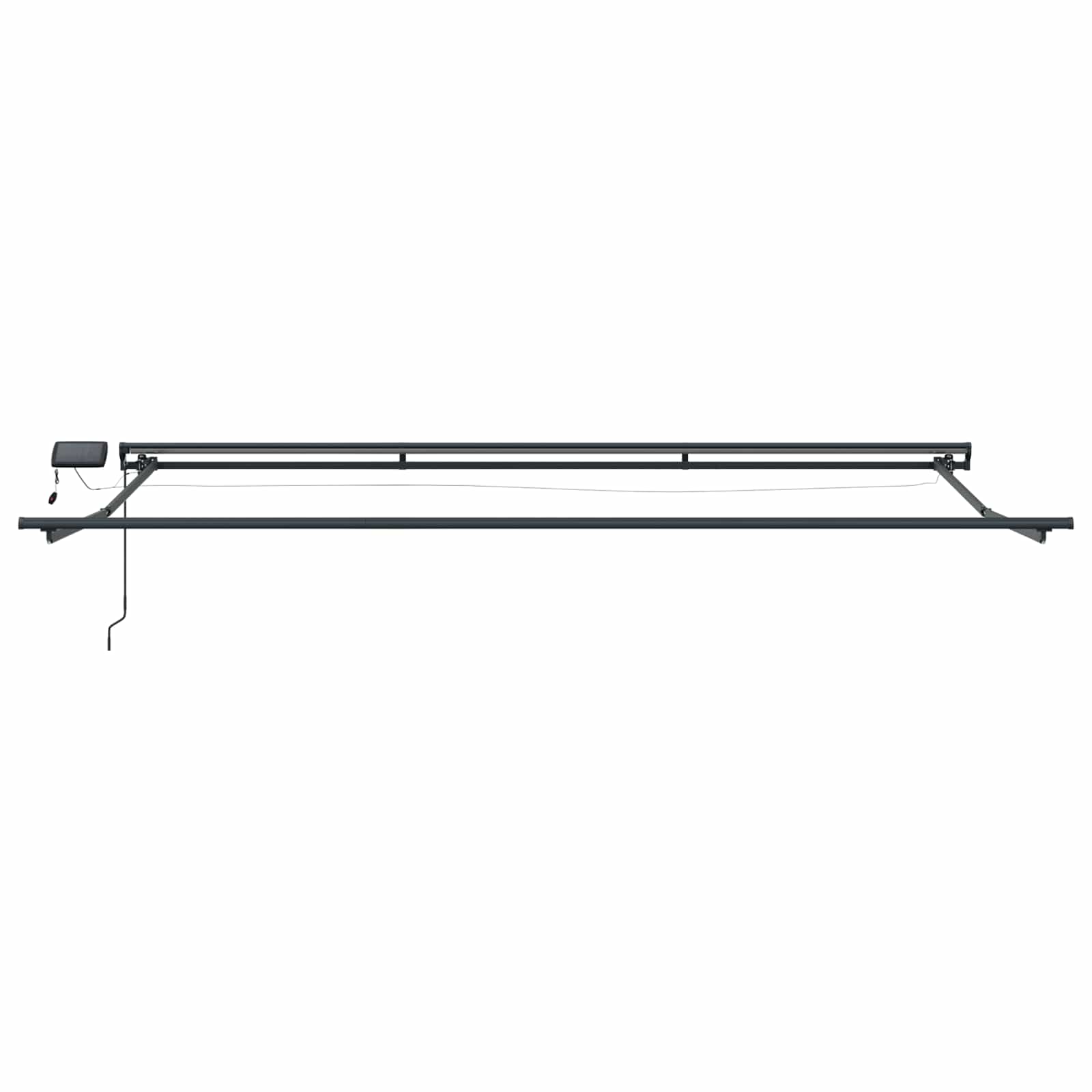 Rankinis markizės rėmas su LED Antracitas 4,5 × 3,5 m Aliuminis Rankinis markizės rėmas su LED Antracitas 4,5 × 3,5 m Aliuminis - Image 6