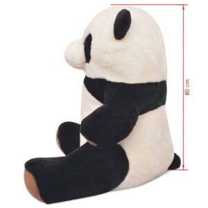 Minkšta pliušinė panda, XXL, 80 cm