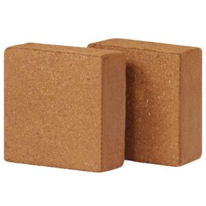 Kokoso pluošto blokai, 2vnt., 5kg, 30x30x10cm