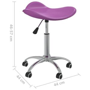 Spa salono taburetė, violetinės spalvos, dirbtinė oda