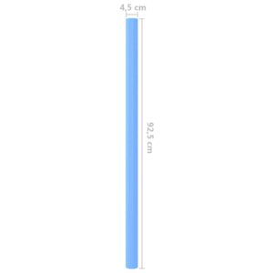 Batuto vamzdžių paminkštinimai, 12vnt., mėlynos spalvos, 92,5cm