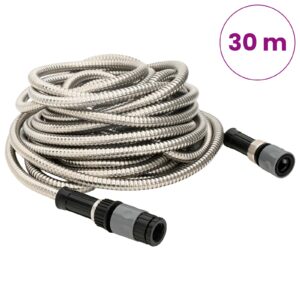 Sodo žarna su purškimo antgaliu, sidabrinė, 0,6", 30 m, plienas