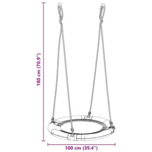 Lizdinių supynių Mėlyna 100 x 100 x 180 cm Plastmasė