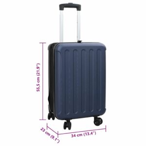 Lagaminas Tamsi mėlyna 34 x 23 x 55.5 cm ABS plastikas