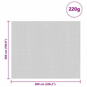Silso dangtis Žalia 6 x 5 m HDPE
