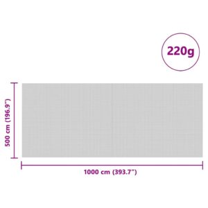 Silso dangtis Žalia 10 x 5 m HDPE