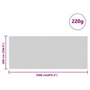 Silso dangtis Žalia 12 x 5 m HDPE