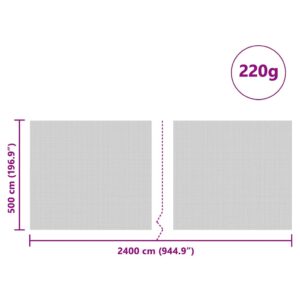 Silso dangtis Žalia 24 x 5 m HDPE