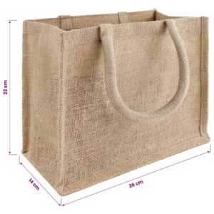 Džiuto piniginės 50 Natūrali 26 x 22 x 14 cm 100% Tossa Džiutas