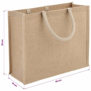Džiuto piniginės 5 Natūrali 42 x 33 x 19 cm 100% Tossa Džiutas