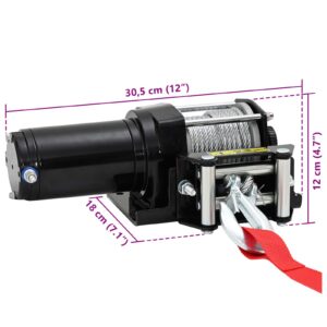 Elektrinė vinis PVC Juoda